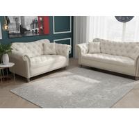 Stratus Interiors Luxury Elegance Chesterfield Sofa Set - Curved Arm, Buttoned Seat, 3 & 2 Seater