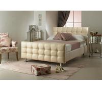 Stratus Interiors Malta Cubed Upholstered Bed Frame Plush Velvet - Add Professional Assembly And Delivery To Room Of Choice - King - No Storage Type