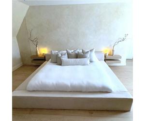 Stratus Interiors Manhattan Plain Platform Bed - Low Headboard Modern Minimalist Bed Frame - Non-Storage - Single