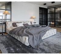 Stratus Interiors Mini Ambassador Short Chunky Headboard Bed Frame - Doorstep Delivery Only No Assembly - Small Double - Gas Lift Ottoman Storage