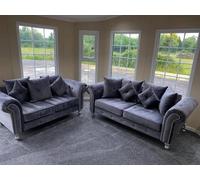 Stratus Interiors Olympia Chunky Arm Cushioned L-Shape Corner Sofa - Spacious Plush Seating With Sturdy Arm Support For Modern Living Rooms