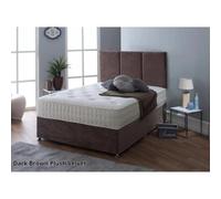Stratus Interiors Oulton Wing Back Panel Headboard Divan Bed Optional Storage - Add Professional Assembly & Delivery- Super King - No Storage Type