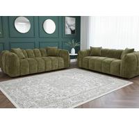 Stratus Interiors Venice Chunky Panel Sofa Set - Durable Living Room Sofa in Green Stratus Interiors Green