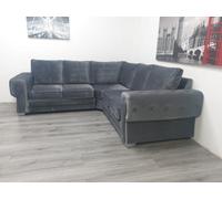 Stratus Interiors Verona 2 Seater Sofa With Chunky Arms - Plush Oversized Cushions & Sturdy Support
