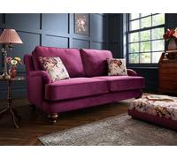 Stratus Interiors York Velvet Fabric Sofa With High-Density Foam Cushions, Modern Living Room Sofa For Stylish And Comfortable Seating