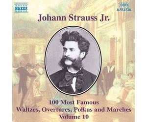 Strauss,J.Jr. - 100 Most Famous Waltzes/Ovt/Po [New CD]