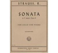 Strauss, Richard - Sonata In F Major Op. 6. For Cello and Piano. Published by International Music