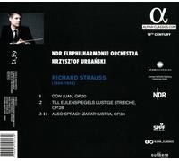 STRAUSS / URBANSKI / NDR ELBPHILHARMONIE ORCH - ALSO SPRACH ZARATHUSTRA NEW CD