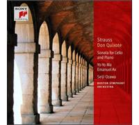 STRAUSS/YO-YO MA/AX/BSO/OZAWA: DON QUIXOTE/SONATA FOR CELLO & PIANO - CD