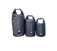 Stravaig Dry Bag - Waterproof Bag for Swimming, Camping, Paddle Board Accessories & Beach | 5L, 10L, 20L Sizes | Dry Bags for Outdoor Adventures (Black, 20L)