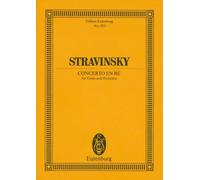 Stravinsky: Concerto En Re: For Violin and Orchestra by Igor Stravinsky (English