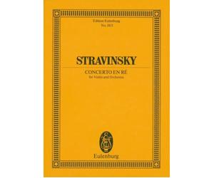 Stravinsky: Concerto En Re: For Violin and Orchestra by Igor Stravinsky (English