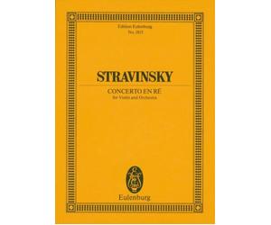 Stravinsky: Concerto En Re: For Violin and Orchestra by Igor Stravinsky (English