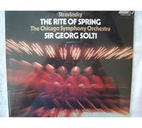 Stravinsky The Rite of Spring, The Chicago Symphony Orchestra sir Georg Solti LP vinyl dated 1974