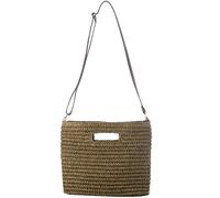Straw Bag Women Fashion Beach Tote Bags Summer Handbag Shoulder Bag Small Satchel Bags(Brown)