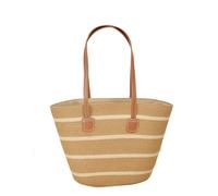 Straw bag Woven Tote Bag for Women Beach Purse Summer Shoulder Bag With Zipper Bohemian Crossbody Bag For Vacation