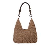 Straw Beach Bag - 280G Portable Bohemian Shoulder Bag | Lightweight Women's Straw Bag | Handwoven Casual Handbag for Women, Ladies, Girls, Wives, Mothers & Travellers, Summer Holidays by the Sea