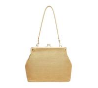 Straw Beach Bag Kiss-Lock Vintage Style Pouch
