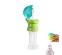 Straw Bottle Lid - 26cm PP Silicone Leakproof Universal Lid | Rotating Lid Water Bottle With Straw Adapter, Spill Proof Drinking Cover For Jug