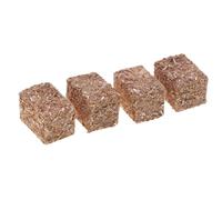 Straw Bullets, Hay Bales for Decoration | 4 Bales of Hay Fake Straw - Hayrick Miniature, Decorations, Hay Blocks for Autumn Harvest Table
