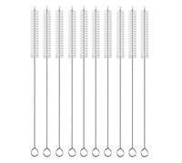 Straw Cleaner Brush Extend 12 inch, Extra Wide 12mm diam Pipe Cleaners, Extra Long Straw Brush for Sippy Cup, Water Bottle and Tubes, Drinking Straw Cleaning Brush Set 10 Pack