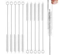 Straw Cleaner Brush Extra Long 12 inch,straw brush cleaner,Extra Wide 12mm diam for Pipe Cleaners for Weed, Straw Cleaning Brush for Tubes/Metal/Glass/Silicone Straw,Extra Long Straw Brush Set 10 Pack