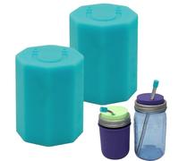 Straw closing set - lid for drinking bottles, spare parts for everyday life and leisure | Robust attachments for on the go hiking on it, practical bottle cover for p