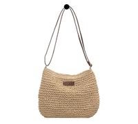 Straw crossbodys sling bag - Natural Summer Tote Bag, Woven Casual Sling Handbag | Handmade crossbodys Straw Satchel for Ladies Dating, Travel, Shopping, Vacation, Beach Walks, and Daily