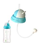 Straw Cup Conversion Kit - Sippy Cup Adapter with Weighted Straw for Babies & | Portable Baby Bottle to Sippy Cup Transition Kit | Leak-Proof, Travel-Friendly & Easy-to-Use Baby Drinking
