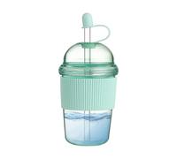Straw Drinking Cup, 520ml Silicone Lid Bottle System
