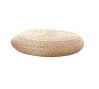 Straw Futon Seat Cushion Tatami Meditation Kneeling Prayer Mat Hand Woven Cushion for Yoga & Mindfulness(Height 10 cm,40 cm in diameter.)
