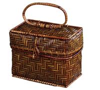 Straw Handbags Handmade Woven Bag Art Women's Beach Bag Woven Handbag Handbag Straw Bags For Women(22x14x22cm)