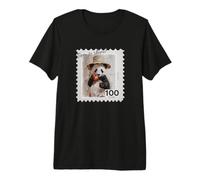 Straw Hat Apple Panda Small Panda Stamp Premium T-Shirt