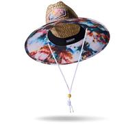 Straw Hat for Men & Women | Lifeguard Hat, Beach Hat & Sun Hat | UPF 50+ Wide Brim for Sun Protection | One Size | Hemlock, Bowie, One Size-Large