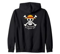 Straw Hat Jolly Roger. The time is upon us. Zip Hoodie