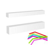 Straw Holder for Cabinet,Counter Accessories Container - Reusable Acrylic Straw Holder for Cabinet, Gathering, School, Counter, Kitchen, Workplace