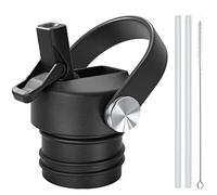 Straw Lid for Hydro Flask Standard Mouth 18 oz 21 oz 24 oz Top Lids with Straw for Iron Flask Narrow Mouth 20 24 32 64 oz,Sports Water Bottle Accessories Replacement Dust Cover Straw Cap