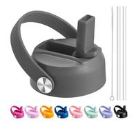 Straw Lid for Hydroflask Wide Mouth 12 16 18 20 32 40 64oz Water Bottles