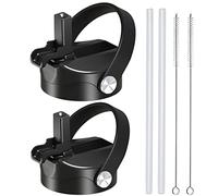 Straw Lid for Wide Mouth Sports Water Bottle1218 20 32 40 64oz,Replacement Lid Compatible with Hydroflask Wide Mouth,Straws Cap Top Accessories