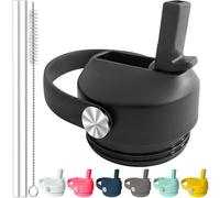 Straw Lid for Yeti Rambler Bottle - 18 26 36 64 oz, Lid with Straws and Flexible Handle for Yeti Straw Lid Replacement, Straw Cap Compatible with Yeti Rambler Bottle Water Bottle Accessories