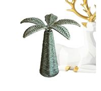 Straw Palm Tree - Artificial Realistic Scene Prop, Straw Desk Sculpture, for Birthday, Housewarming, Mother's Day, Bookcase Next to the Bed, Bedroom, Bedside Table