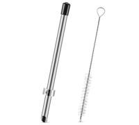 Straw Puncher For Plastic Lids Lemonade Cups 1/2/3Pcs Stainless Steel Straw Hole Puncher Punching Tools For Cafe Drinks Deli Container Squeezed Fresh Lemonade Stand