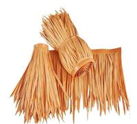 Straw Roof Mats, Artificial Thatch Roof Roll Yellow 0.5x1-10m Fire Retardant(0.5x8m)