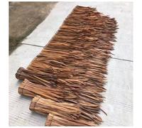 Straw Roof Thatch Covering, Artificial Reed Thatch Roll Mexican Grass Roll For Tropical Tiki Bar, Gazebo, Garden Umbrella, Patio, Outdoor Hut, Waterproof UV-Proof Synthetic Roofing(0.5m x 2m)