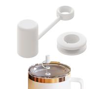 Straw Spill Stop Cup Cover, Silicone Spill Stopper | Water Cup Leak Silicone Lid Stopper - Cup Accessories, Non-Leak Plug for Water Bottles, Leakproof Mug Leak Lid Cups 25/26/35/4