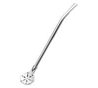 Straw Spoon, Tea Filter Straw, Stainless Steel Straws, Portable Tea Infuser Straw, Reusable Flower Shaped Spoon Filter Straws for Coffee, Restaurants, Milk Tea