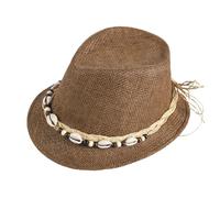 Straw Sun Hat for Women Men Panama Hat Fedora Trilby Hat Beach Sun Hat Short Wide Brim Roll Up Hat Summer Straw Sun Protection Hat Straw Bucket Hat Jazz Cap Foldable Packable Hiking Sun Hat UPF 50