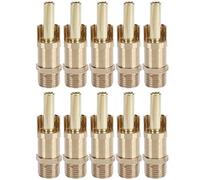 Straw Type Pig Automatic Drinker, Pig Waterer with Large Water Flow, High Hardness Stainless Steel Pig Drinking Fountain, Direct Tube Design for Large Pigs and Breeding Pigs, Easy (All Copper Straw