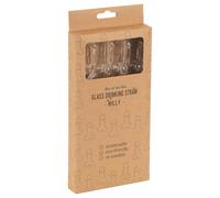 Straw Willy - Fun Penis-Shaped Straws - Clear Set (4 Pack)