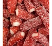 Strawbeery, Rainbow, Sour Strawbeery & Fizzy Blue Raspberry Pencil Bites Sweet Bag | VIMIX (1kg, Sour Strawbeery)